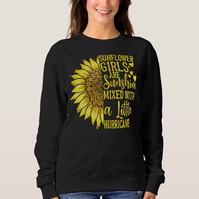 Sudadera Los Chicas De Girasol Se Mezclan Con Un Poco De H (Anverso)