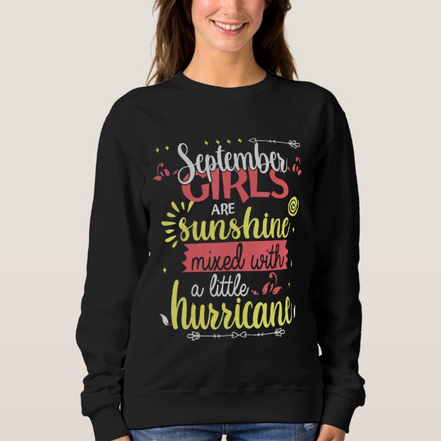 Sudadera Los Chicas De Septiembre Son Sunshine Mezclados Co (Anverso)