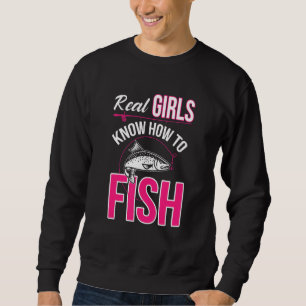 Sudadera Los Chicas De Verdad Saben Pescar Pescadores Cuest