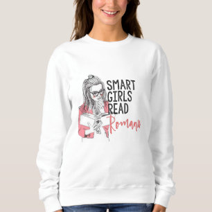 Sudadera Los chicas elegantes leyeron la camiseta romántic