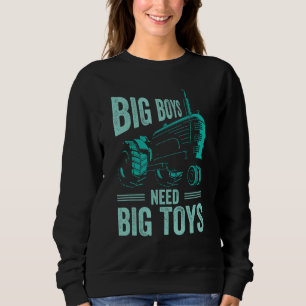 Sudadera Los chicos grandes necesitan grandes tractores par
