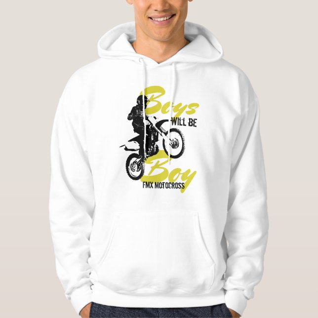 Sudadera Los chicos serán chicos FMX Motocross hoodie (Anverso)
