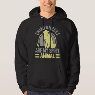 Sudadera Los Chimpancés Son Mi Espíritu Animal Chimp Monkey