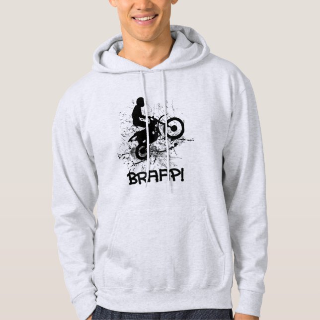 Sudadera ¡Los ciclistas Motocross Dirt Bikers Mud Splatter  (Anverso)