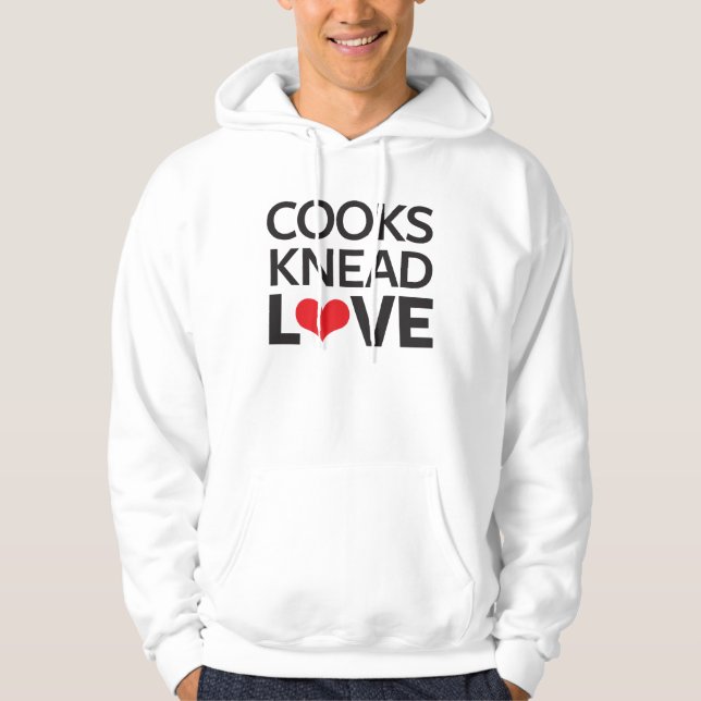 Sudadera Los cocineros amasan amor (Anverso)