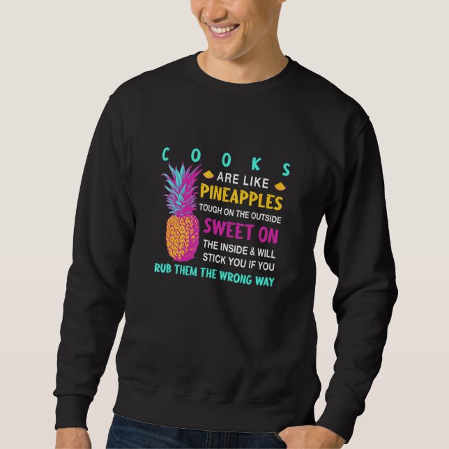 Sudadera Los Cocineros Son Como Las Piñas Cocinero Chef Coo (Anverso)