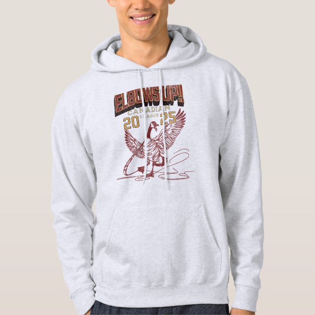 Sudadera ¡Los codos arriba! Canadá League Canada Geese (Anverso)