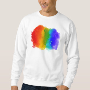 Sudadera Los colores del arcoiris resbaladizo del orgullo d