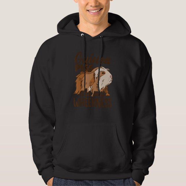 Sudadera Los conejillos de indias son mi Wheekness Dueño de (Anverso)