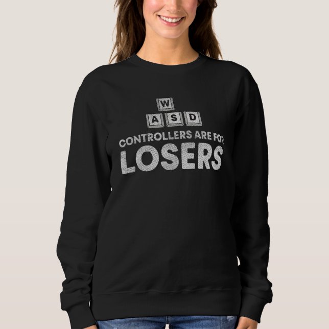 Sudadera Los Controladores Son Para Los Perdedores Gamer Wa (Anverso)