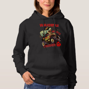 Sudadera Los corazones de advertencia cruzan los montes de 
