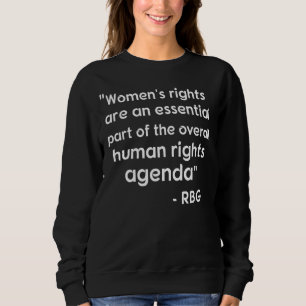 Sudadera Los derechos de la mujer son derechos humanos