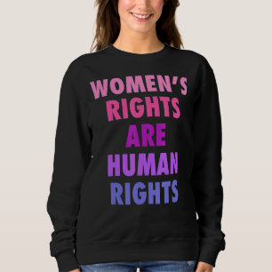 Sudadera Los derechos de la mujer son derechos humanos 5