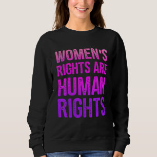 Sudadera Los derechos de la mujer ventilado son feministas
