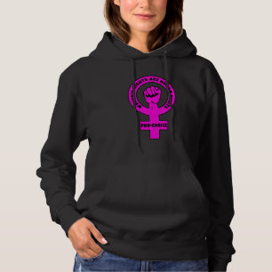 Sudadera Los derechos de las mujeres son una opción favorab