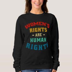 Sudadera Los derechos de las mujeres ventilado feministas s