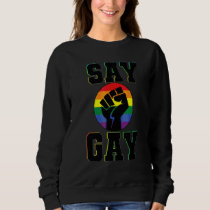 Sudadera Los Derechos De Los Gays Y La Igualdad Dicen Gay