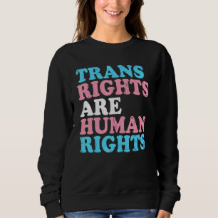 Sudadera Los derechos trans son derechos humanos LGBT LGBTQ