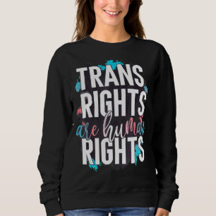 Sudadera Los Derechos Trans Son Derechos Humanos Transgéner
