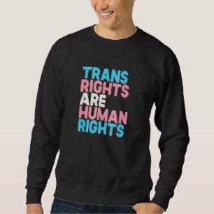 Sudadera Los Derechos Trans Son Derechos Humanos Transgéner