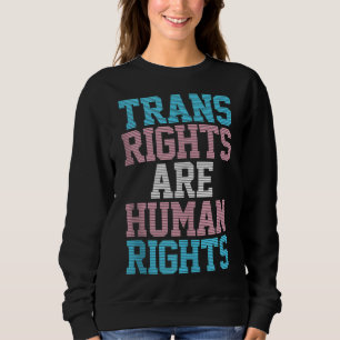 Sudadera Los derechos transgénero son derechos humanos LGBT