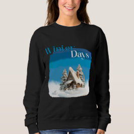 Sudadera Los Días De Invierno Diciembre Navidad 