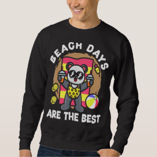 Sudadera Los Días De La Playa Son El Mejor Baño De Agua Inf