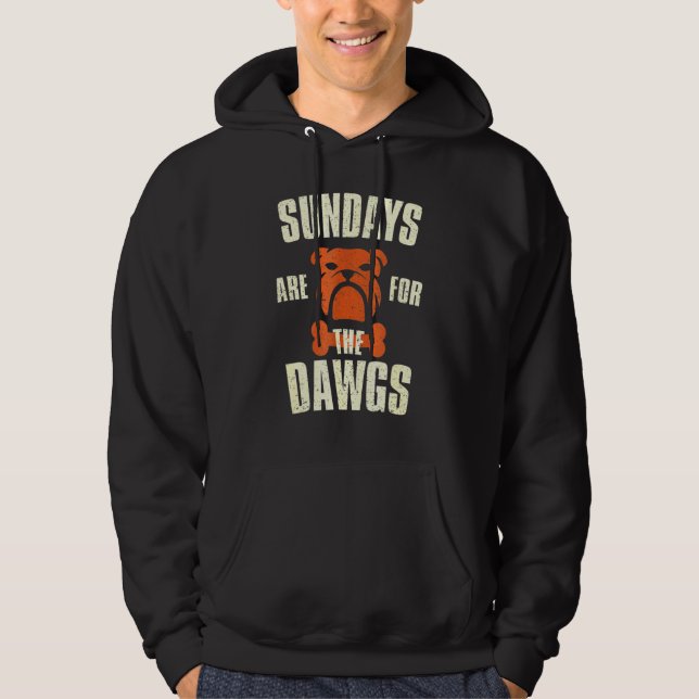 Sudadera Los Domingos Son Para Los Perros (Anverso)