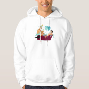 Sudadera Los dos hombres gay de SlipperyJoe aman la bañera 