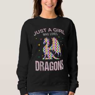 Sudadera Los Dragones Adoran A Las Mujeres Chicas Sólo Una 