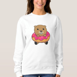 Sudadera Los dulces dulces castores donut rosados