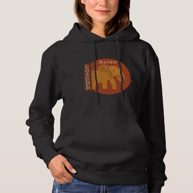 Sudadera Los elefantes necesitan nuestra ayuda (Anverso)