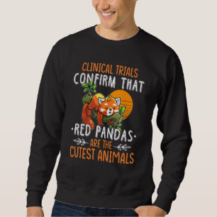 Sudadera Los Ensayos Clínicos Confirman Que Los Pandas Rojo