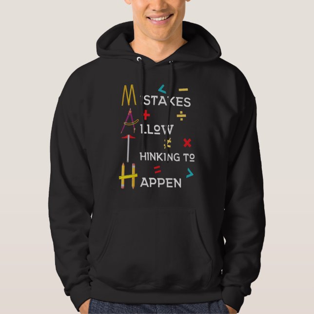 Sudadera Los Errores De Maestros De Matemáticas Permiten Qu (Anverso)