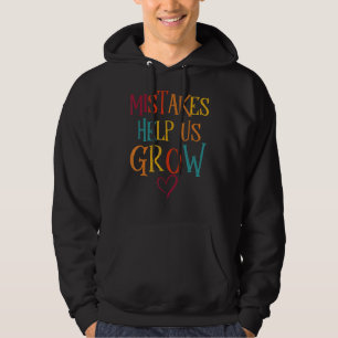Sudadera Los Errores Nos Ayudan A Hacer Que La Inspiración