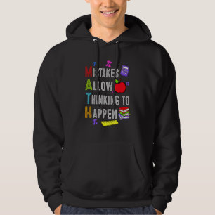 Sudadera Los Errores Permiten Que el Pensamiento Ocurra Día