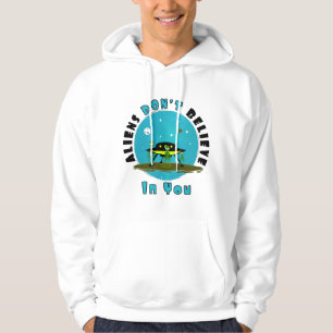 Sudadera Los extranjeros tampoco creen en ti   OVNI diverti