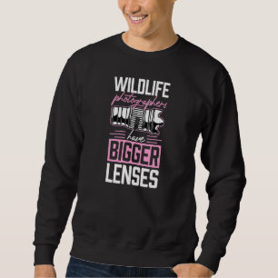 Sudadera Los fotógrafos de vida silvestre tienen lentes más