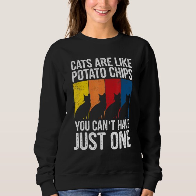 Sudadera Los Gatos De Ca Son Como Los Gatos De Patata (Anverso)