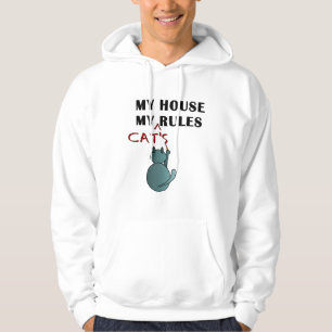Sudadera Los gatos gobiernan en mi casa