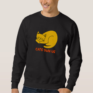 Sudadera Los Gatos Nos Propietan Humor De Gato Gato Gato Ga