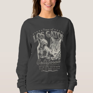 SUDADERA LOS GATOS SANTA CLARA CALIFORNIA - BOBCAT VINTAGE