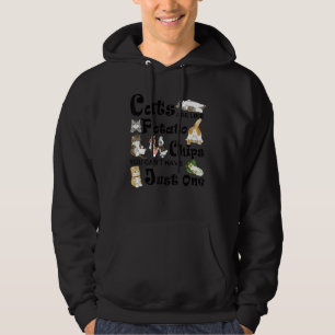 Sudadera Los Gatos Son Como Las Papas Fritas Que No Puedes