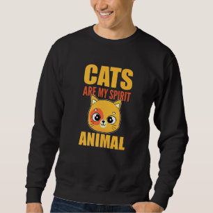 Sudadera Los gatos son el gato del gato del gato del gato.