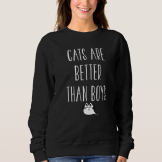 Sudadera Los gatos son mejores que los gatos de los niños