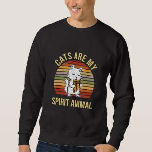 Sudadera Los gatos son mi animal espiritual