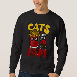 Sudadera Los Gatos Son Mi Pasión Dueño de Gatos Entrenamien