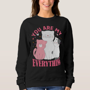 Sudadera Los gatos son todo un gato divertido