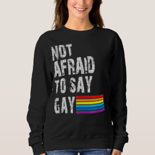 Sudadera Los gays de Florida no temen decir los derechos de