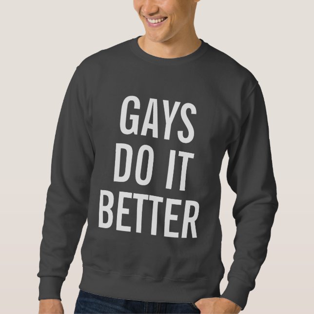 Sudadera Los gays mejora (Anverso)